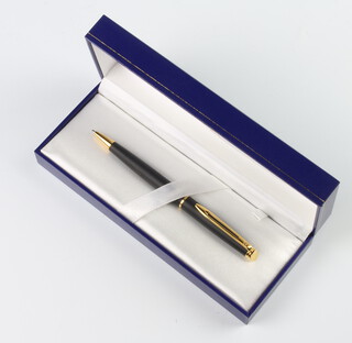 A Waterman ball point pen boxed
