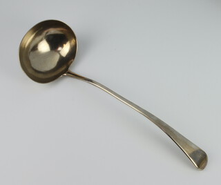 A George III Old English pattern silver ladle London 1803, 200 grams  