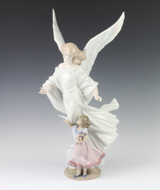 A Lladro figure - Guardian Angel 5352 no.1670 signed, 47cm 
