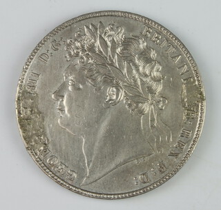 A George IV garnished shield half crown 1820 