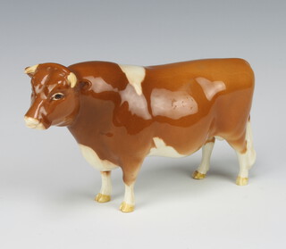 A Beswick figure - Guernsey Bull 1451 Ch.Sabrina's Sir Richmond 14th, gloss, modelled by Colin Melbourne, 11.9cm