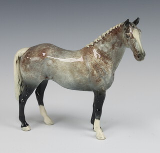 A Beswick figure - Hunter H260, first version, grey gloss modelled by Graham Tongue, 20.3cm 