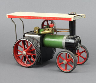 A Mamod model steam traction engine 