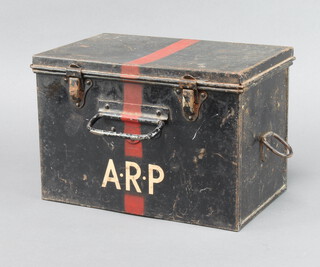 A WWII ARP first aid tin