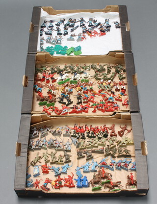Three fruit trays of various Crescent soldiers