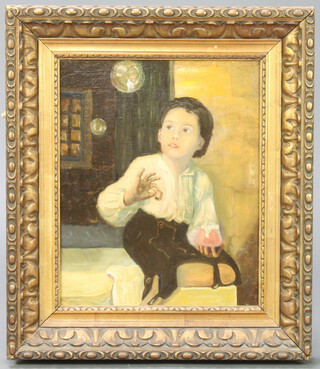 Oil on canvas "Bubbles" 48cm x 39cm 