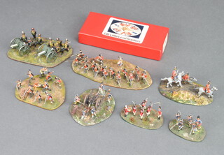 A collection of GB Little Lead war game figures