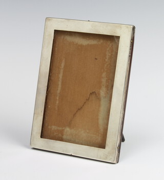 A rectangular silver photograph frame Birmingham 1918 15cm x 11cm 