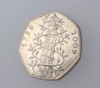 A 2009 Kew Gardens 50 pence piece 