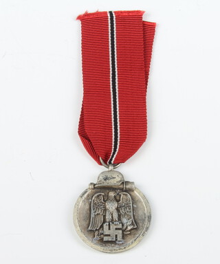 A German Second World War medal for Service On The Eastern Front 