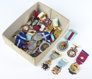 A quantity of modern enamelled charity jewels 