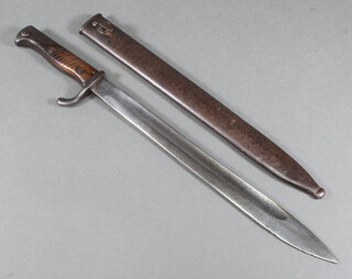 A German First World War Mauser bayonet complete with scabbard 
Signs of old but treated worm 