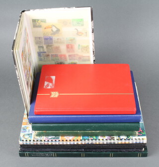 Two stock books of mint and used GB stamps, seven stock books of mint and used world stamps and a Standard stamp album of world stamps 