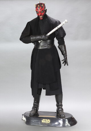 Star Wars, a life size figure of Darth Maul by Pepsi promoting "Star Wars - The Phantom Menace", 180cm h