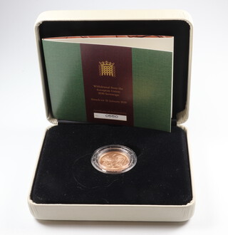 A 2020 sovereign, boxed and with certificate 