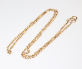 A 9ct yellow gold chain 5.1 grams, 48cm