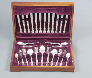 A canteen of silver plated cutlery for 6 (62) 
