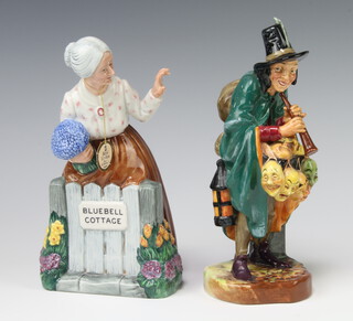Two Royal Doulton figure - The Masked Seller HN2103 and Thank You HN2732 
