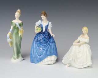 Three Royal Doulton figures - Lorna HN2311, Helen HN3601 and Heather HN2956  
