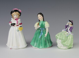 Three Royal Doulton figures - Sharon HN3047, Francine HN2422 and Top O' The Hill HN2126 