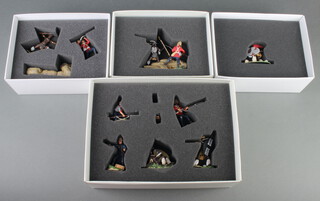4 Britains Zulu War sets all boxed comprising : - The Washing of the Spears Set #1 20040, Defending the Wall 20029, Cold Steel 20025 and Closing Stages of Isandlwana 20024