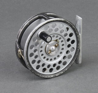 A 1960's Hardy featherweight trout fly fishing reel in an Orvis pouch 