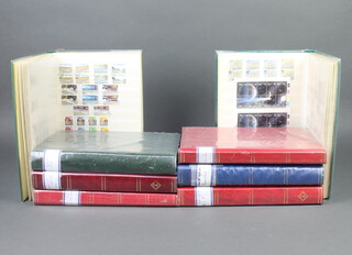 Eight stock books of mint and used world stamps - Vendia, Transkei, Botswana, Ruanda-Urundi, Sierra Leone, Swaziland, Tanger, Zimbabwe, Kenya, Malawi, Nyasaland  