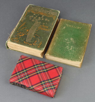 Robert Bain "The Clans and Tartans of Scotland" published by Collins August 1950 with original cardboard box (one side missing), Anne Macdonell "The Italian Fairy Book 1911" (spine missing and foxing) and "The Complete Works of Percy Bish Shelley Bysshe Shelley" University of Oxford Press 1935, leather bound (some foxing)  