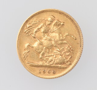 A half sovereign 1900 