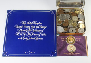 A collection of minor European coinage and commemorative crowns 