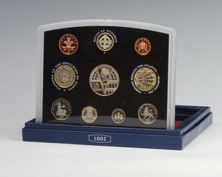 A 2001 United Kingdom proof coin set - Glimpses of the Victorian era 