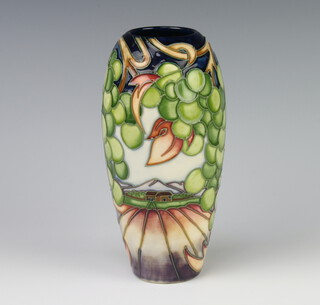 A Moorcroft Denbies oviform vase decorated with a vineyard dated 2003 limited edition no.105 of 150, 19cm 
