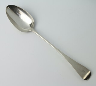 A Victorian silver Old English basting spoon London 1886, with engraved monogram  96 grams