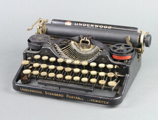 An Underwood portable manual typewriter 