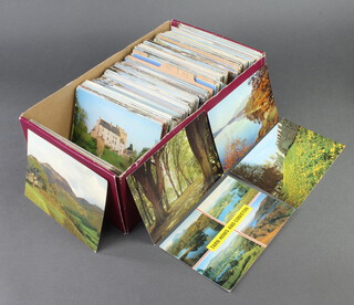 A quantity of J Arthur Dixon coloured postcards