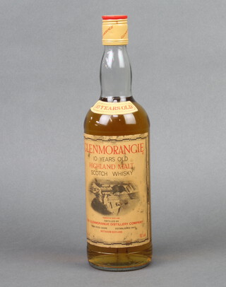 An early 1980's ? 75cl bottle of Glenmorangie 10 years old Highland malt whisky, 40% vol.  
