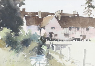 ** John Yardley born 1933, watercolour signed, country house study 20cm x 29cm **PLEASE NOTE - Works by this artist may be subject to Artist's Resale Rights 