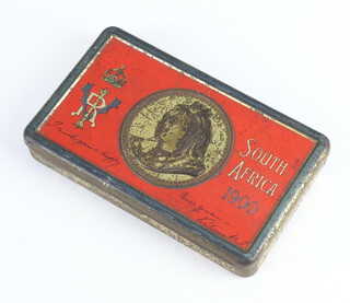 A 1900 South Africa Boer War chocolate tin 