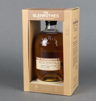 A litre bottle of The Glenrothes Robur Reserve malt whisky 