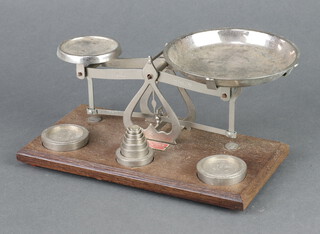A set of Johnson of Hendon chrome postage scales, boxed 