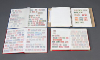 A stock book of used GB stamps Victoria to George VI, an album of used world stamps - Andora, Australia, Belgium, Chad, Chile, Congo etc together with 2 stock books of world stamps 