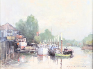 Sydney Foley (1916-2001), oil on canvas signed, "Reflections at Tillington" label on verso 30cm x 40cm 