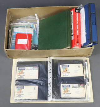 A 2014 Stanley Gibbons Commonwealth Empire stamp catalogue, 2 albums of first day covers etc 