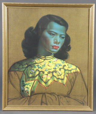 Tretchikoff, print, "The Chinese Girl" 60cm x 50cm  