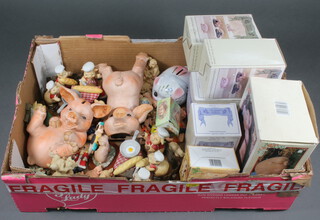 A collection of composition pigs 