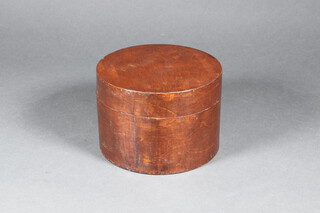 A vintage bentwood box containing minor scissors, tools etc 