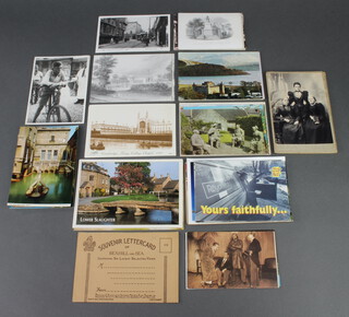 A small collection of black and white and coloured photographs 