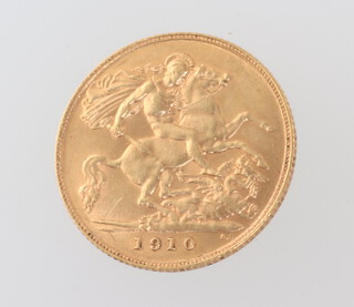 A half sovereign 1910