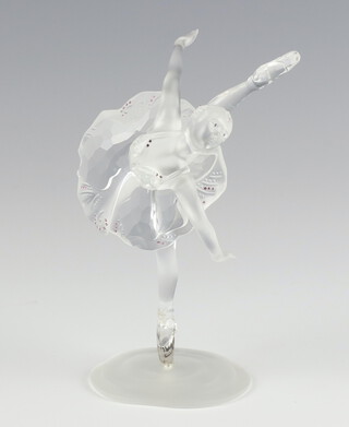 A Swarovski Crystal figure of a ballerina 236715/75500004 by Martin Zendron 13cm, boxed and with certificate 