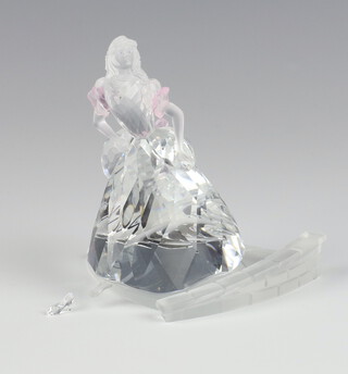 A Swarovski Crystal figure of Cinderella modelled by Martin Zendron 7550000008 10cm with box and paperwork 